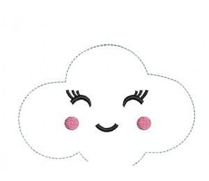 ITH - lachende Wolke Anhänger Mobile